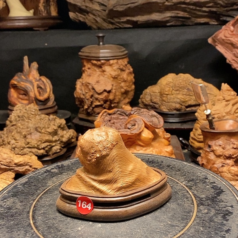 【闪购商品】164号荔枝木香炉工艺
