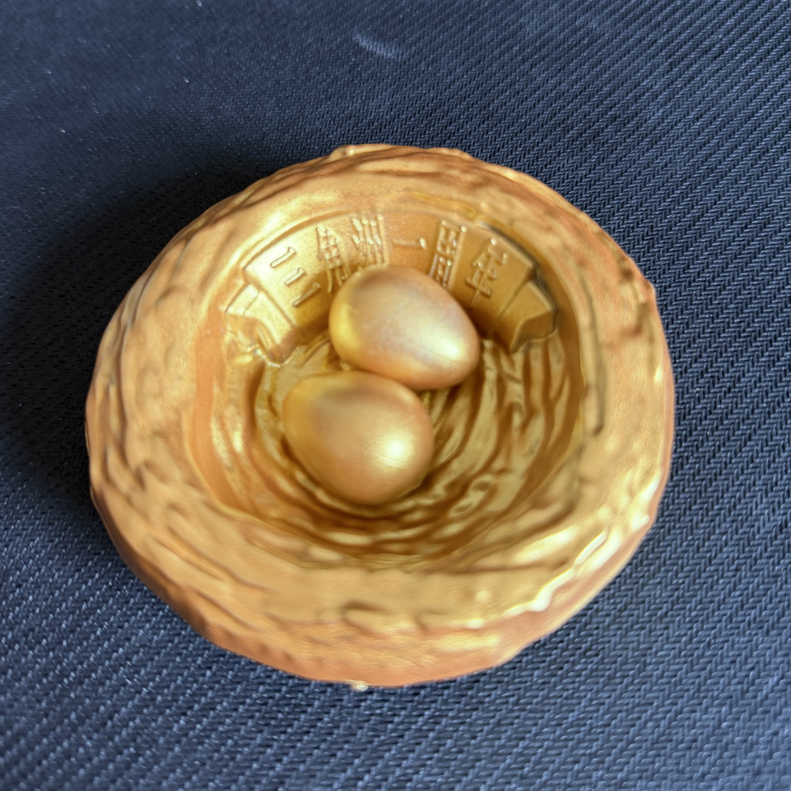 三角洲行动周边一周年纪念黄金鸟窝两蛋模型游戏实物收藏摆件礼物