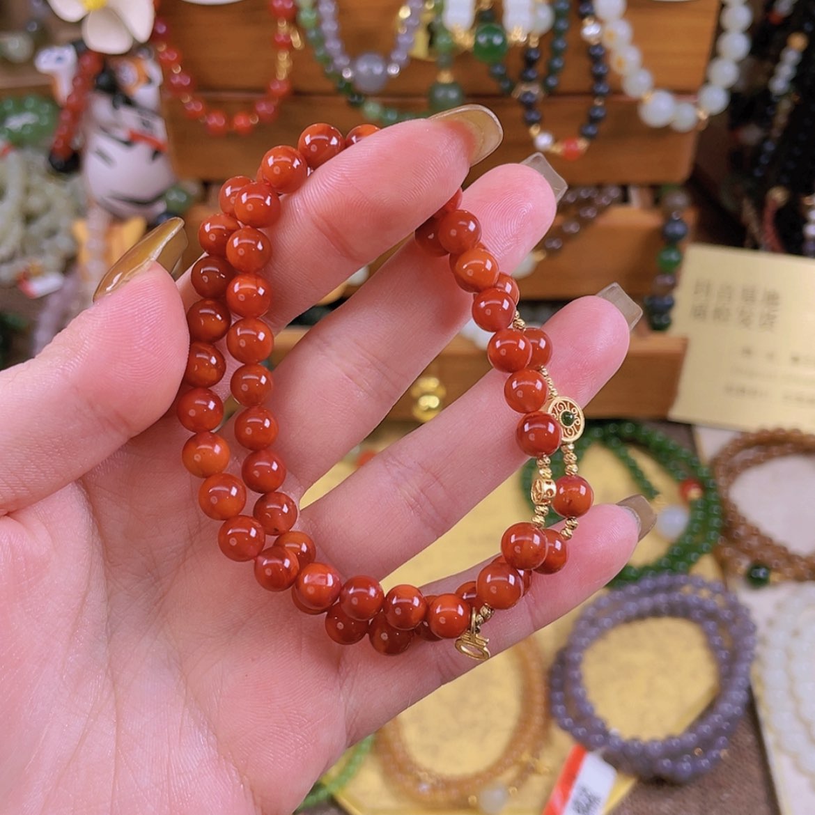 【闪购商品】南红玛瑙手链未镶嵌