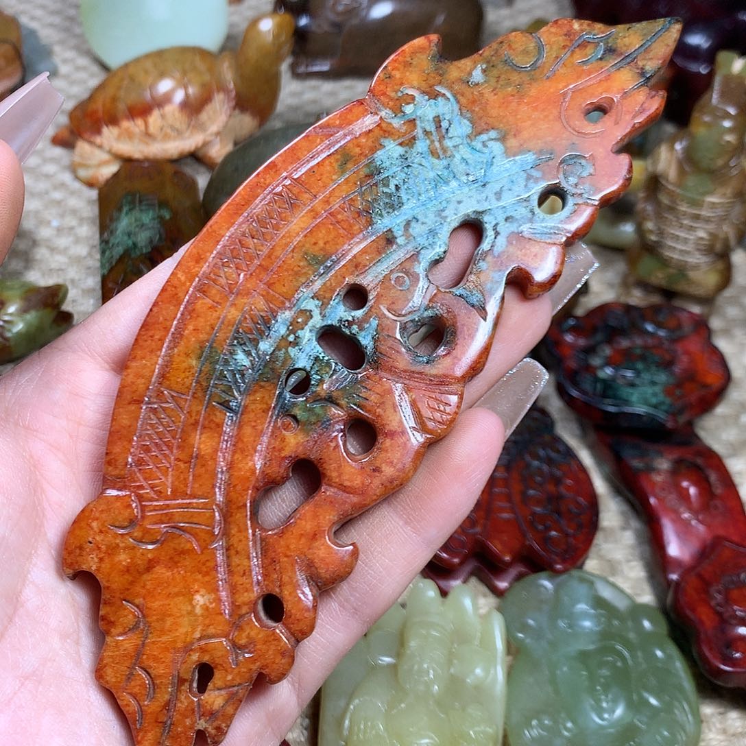 白玉菩提吊坠挂件