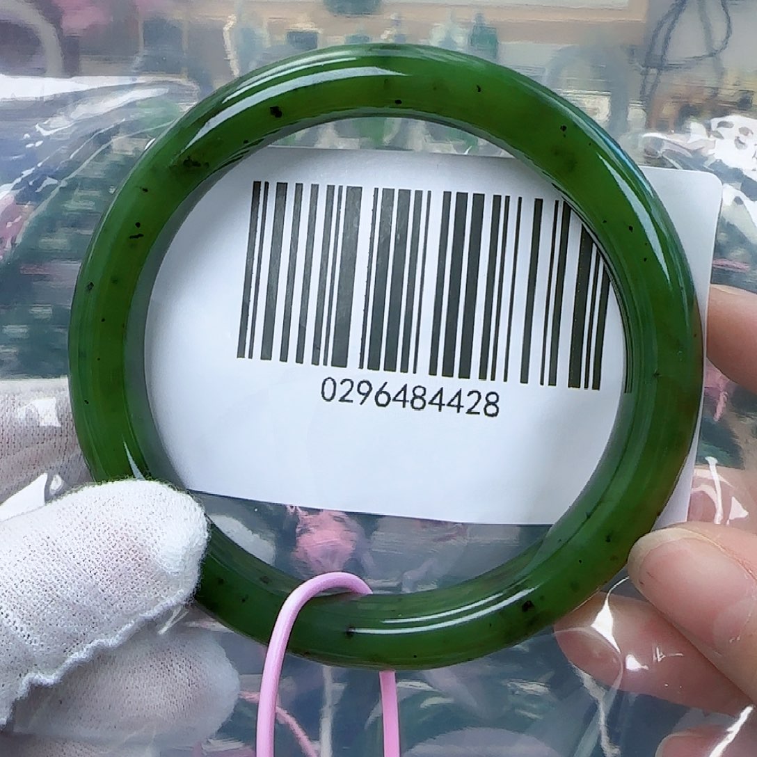 和田玉（碧玉）手镯未镶嵌65