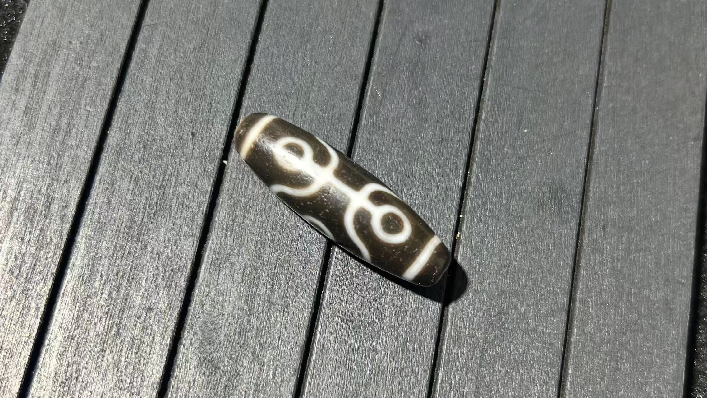 文玩天珠回流藏天珠，贵人象形