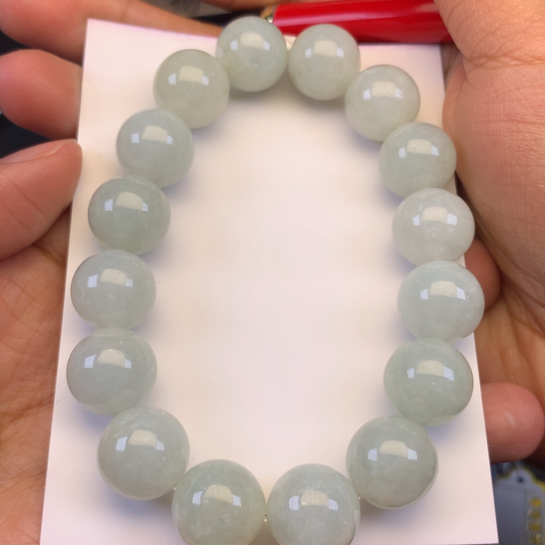 翡翠颈饰未镶嵌天然缅甸翡翠