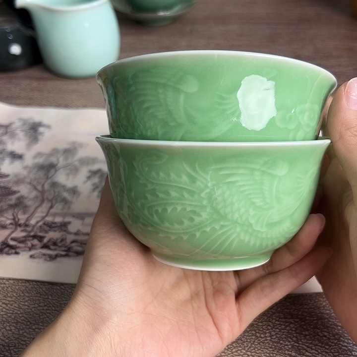 小米茶器龙泉青瓷