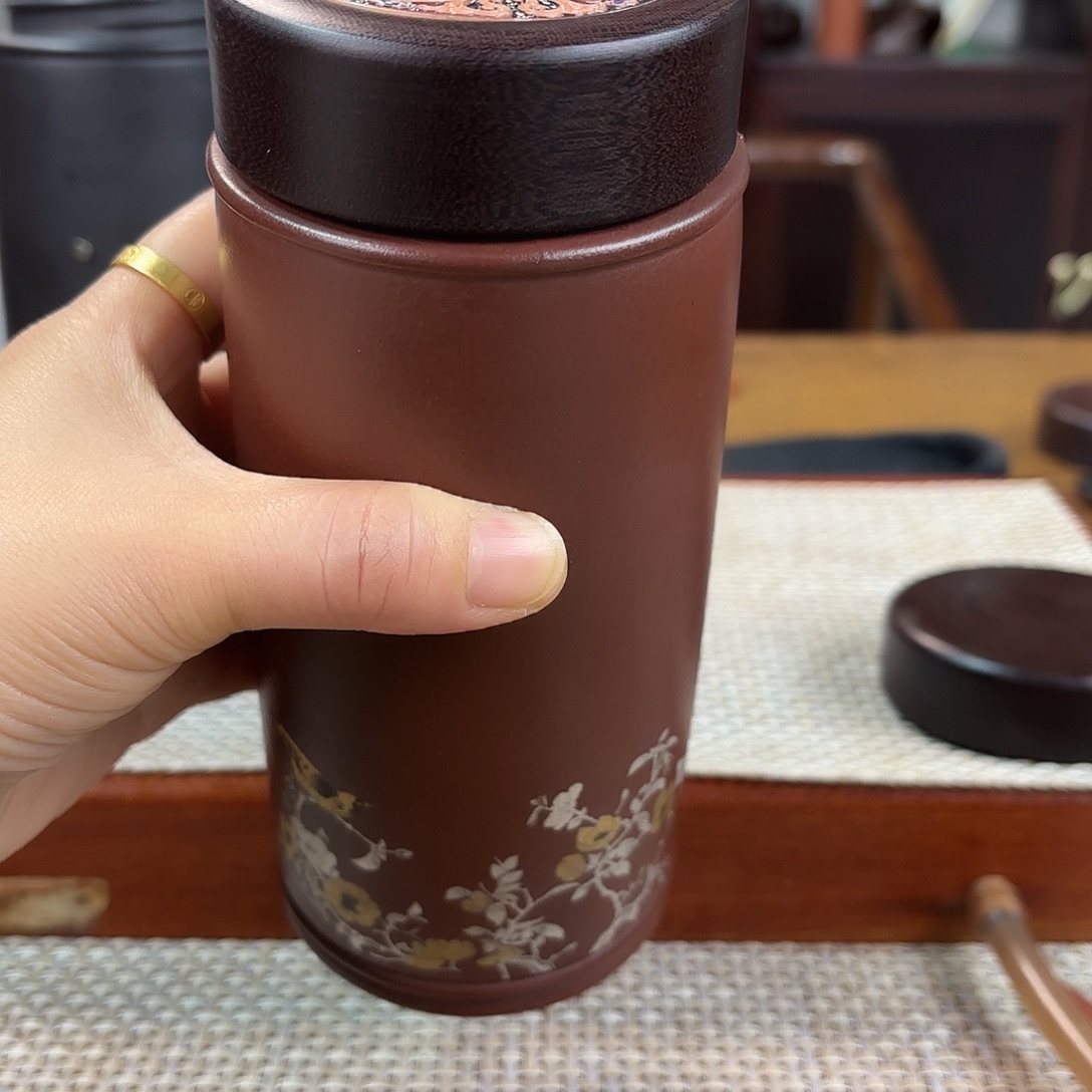 紫砂茶杯宜兴紫砂杯