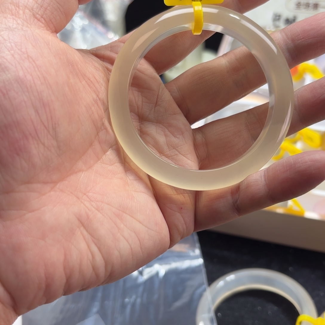 释***然玛瑙/玉髓合金手镯