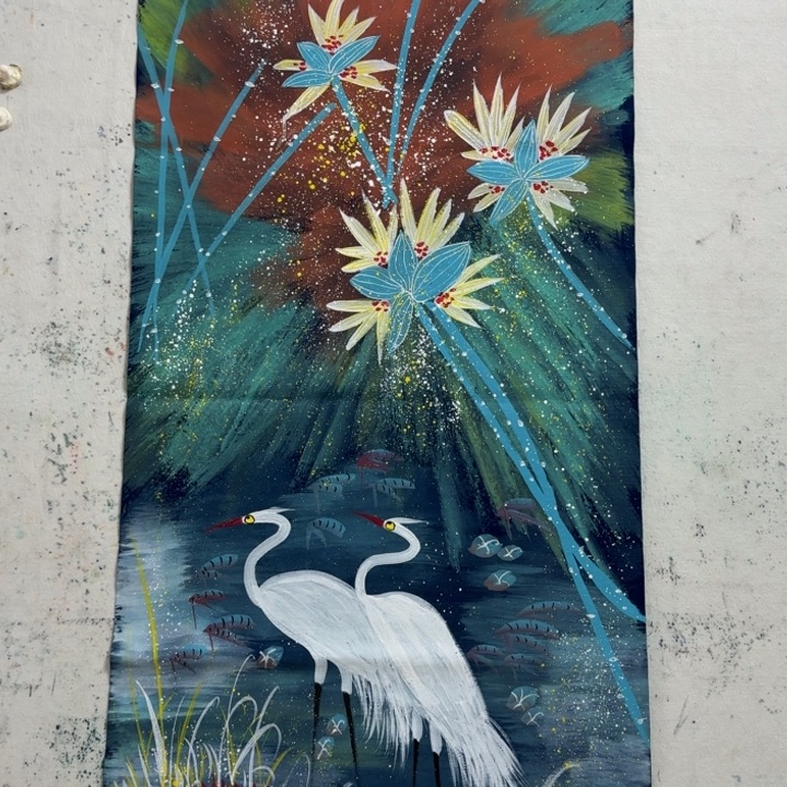 国画手绘国风国画作品