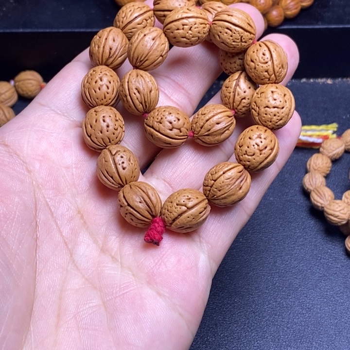 手串桃核纯野生大宽齐