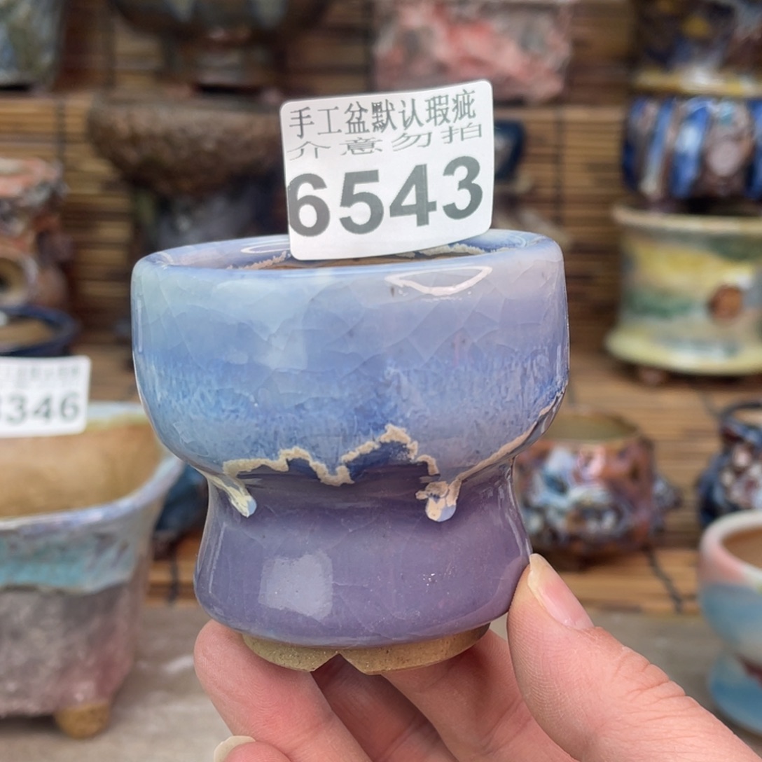 手工花盆默认瑕疵完美者勿拍