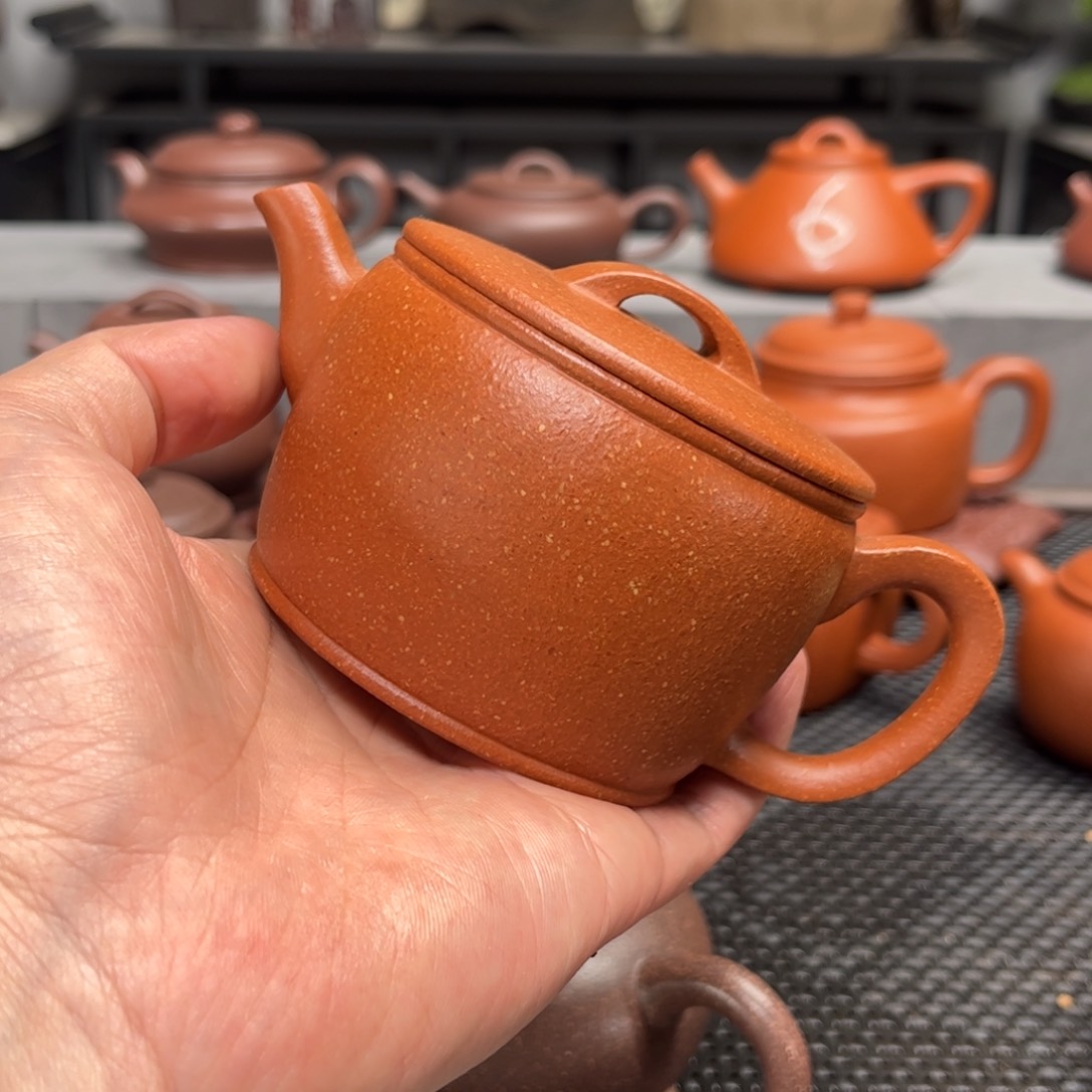 紫砂茶壶紫砂艺术茶具套装红降坡