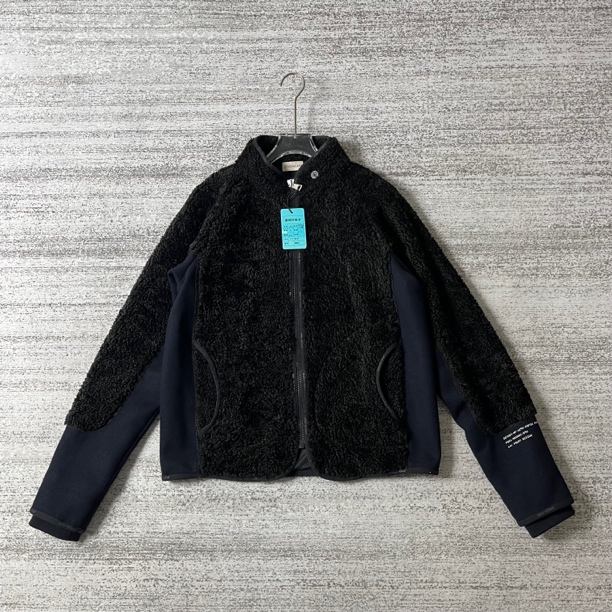 99新 MONCLER 联名藤原浩羊毛拼接立领外套/M码#8344