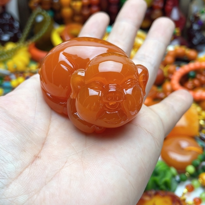 树脂制品62号手把件➕绳子