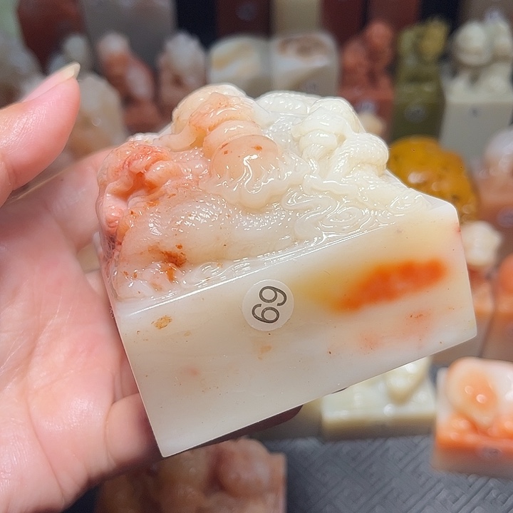 西***。老挝石老挝保利石印章