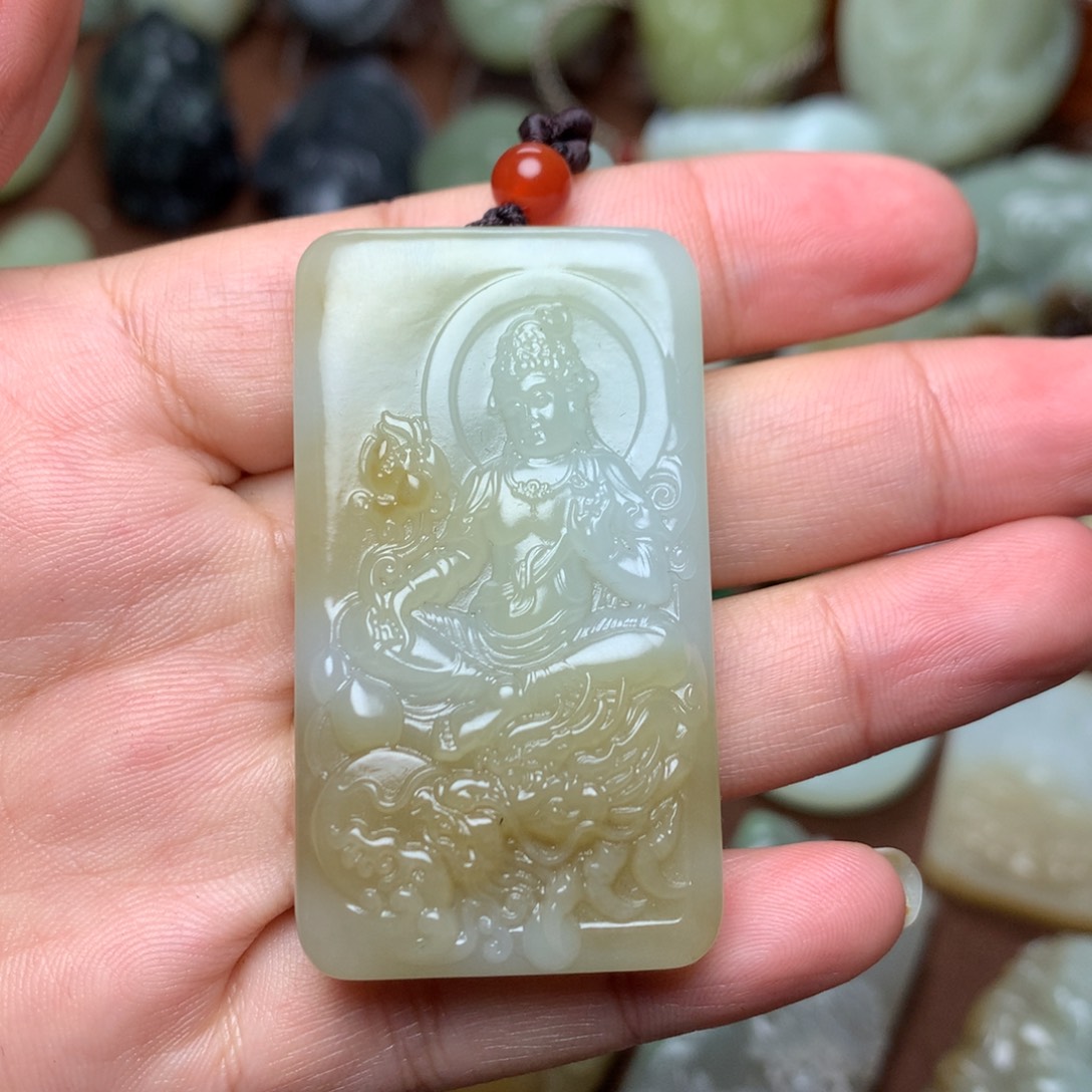 和田玉挂件未镶嵌