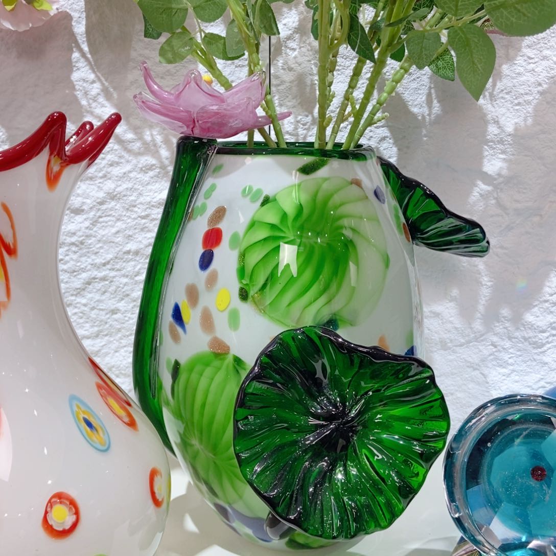 琉璃手工艺品精品花瓶