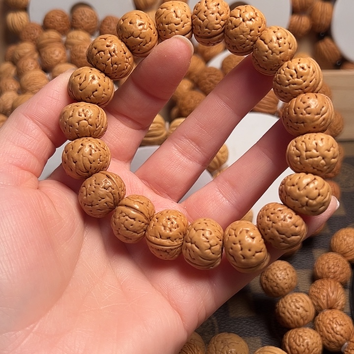 吊坠桃核桃核手串16尺寸树王纽扣