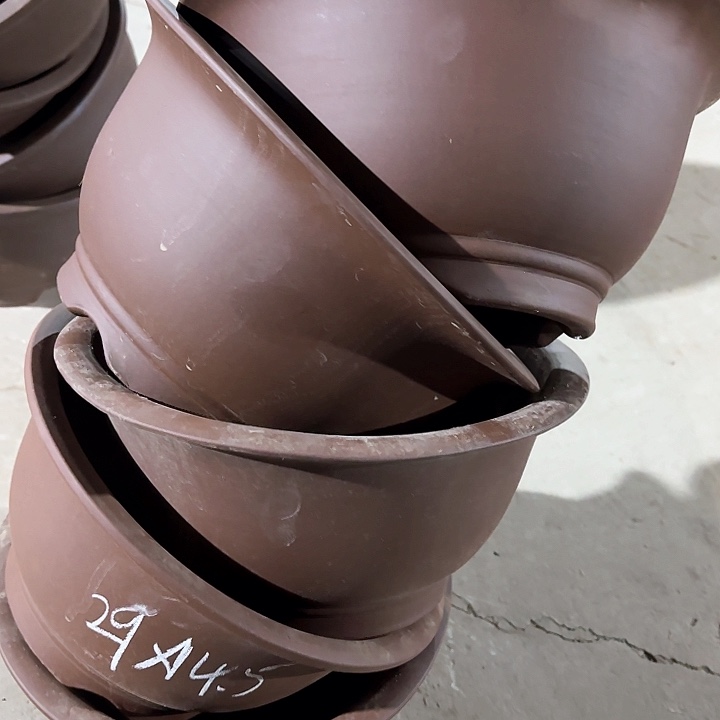 紫砂花盆100-5。 29-14.5