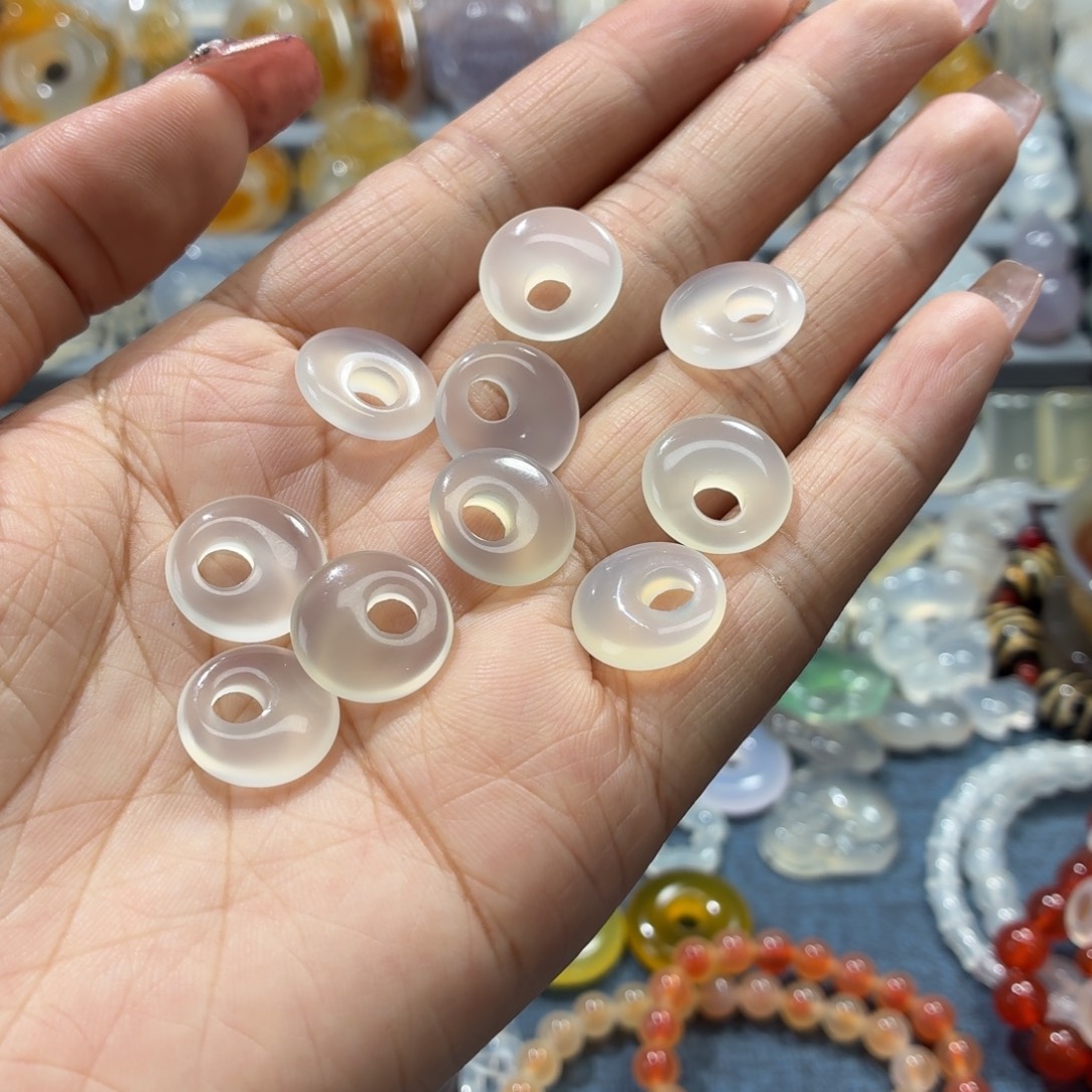 玛瑙/玉髓未镶嵌吊坠(不含链)