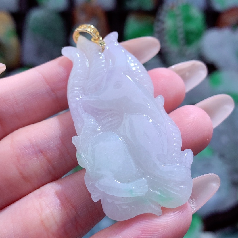 【闪购商品】翡翠颈饰未镶嵌挂件
