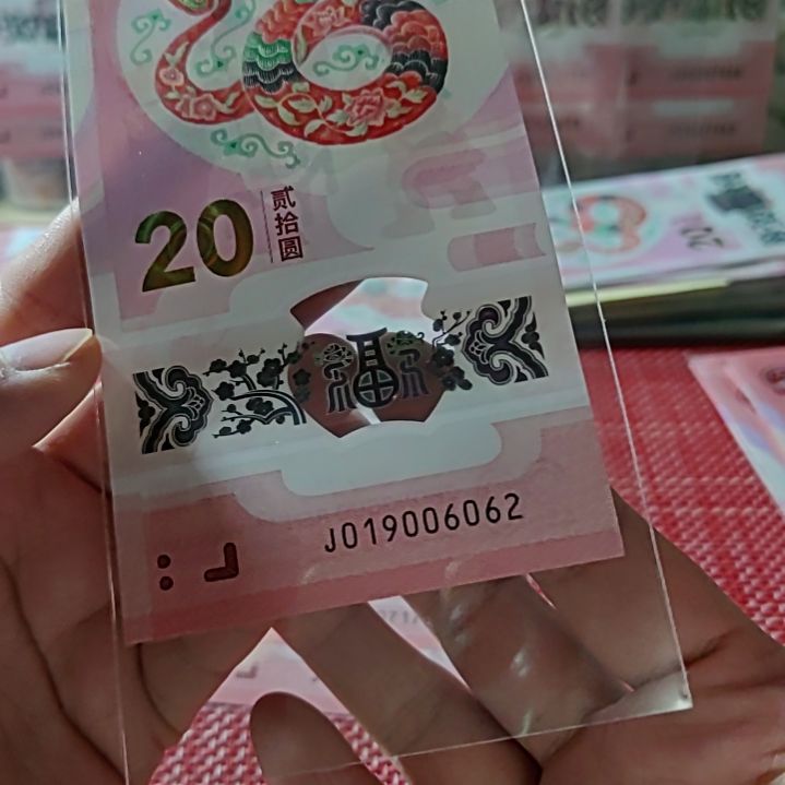 塑料小蛇钞朦胧19006062单张