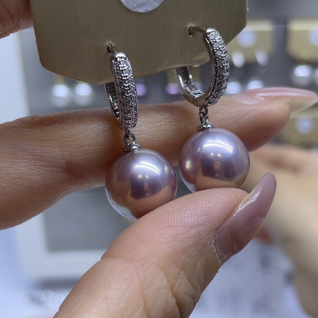 淡水珍珠未镶嵌耳饰