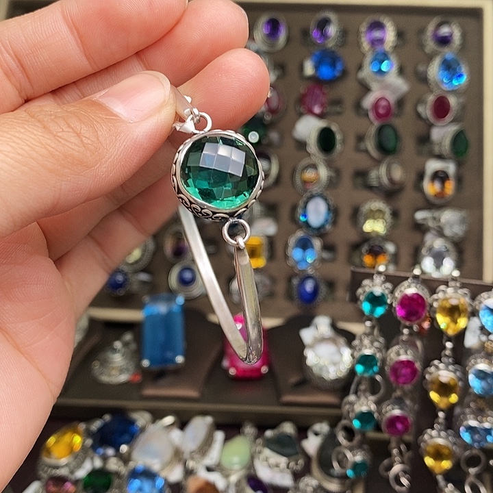 雪***域吊坠925银琉璃豆豆豆豆