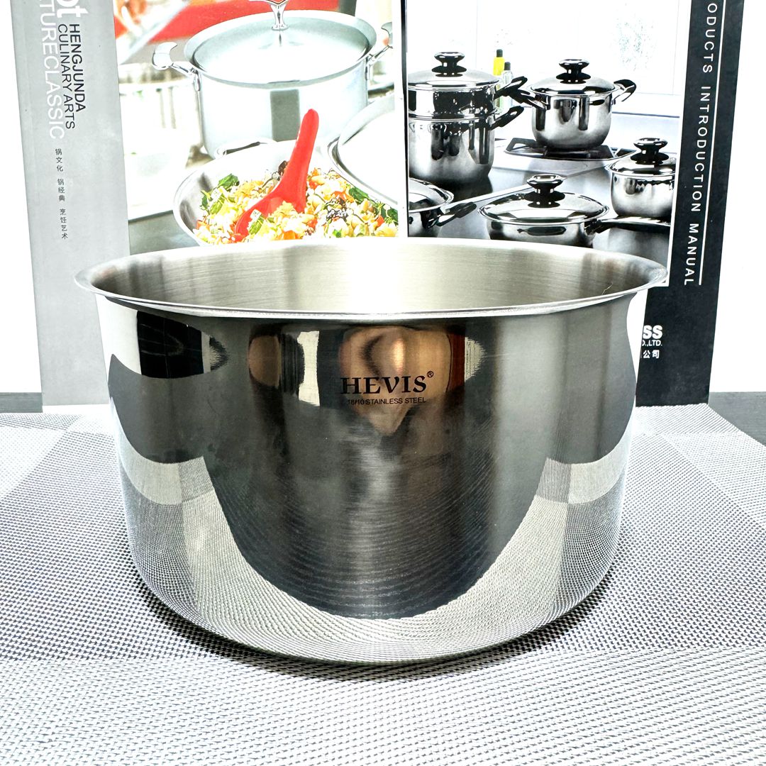 外贸原单希维施18/10不锈钢加厚锅呸多用桶