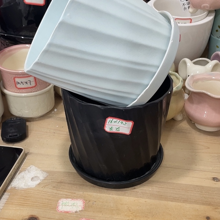 陶瓷花盆全场12包邮