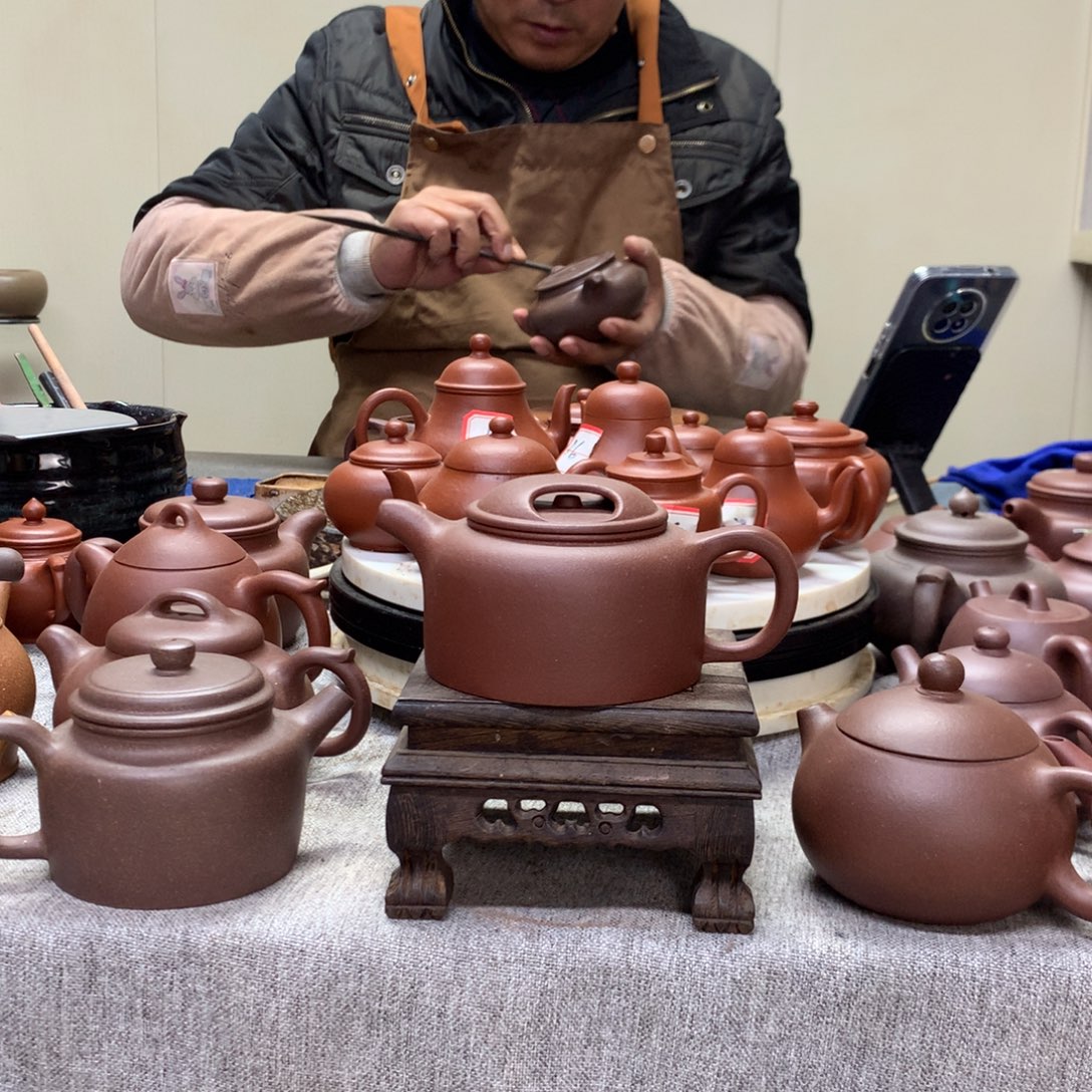 底槽青茶壶牛盖200 C半手工制作