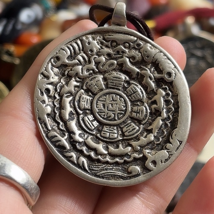 泥塑藏传 白利玛铜 标熊 九宫