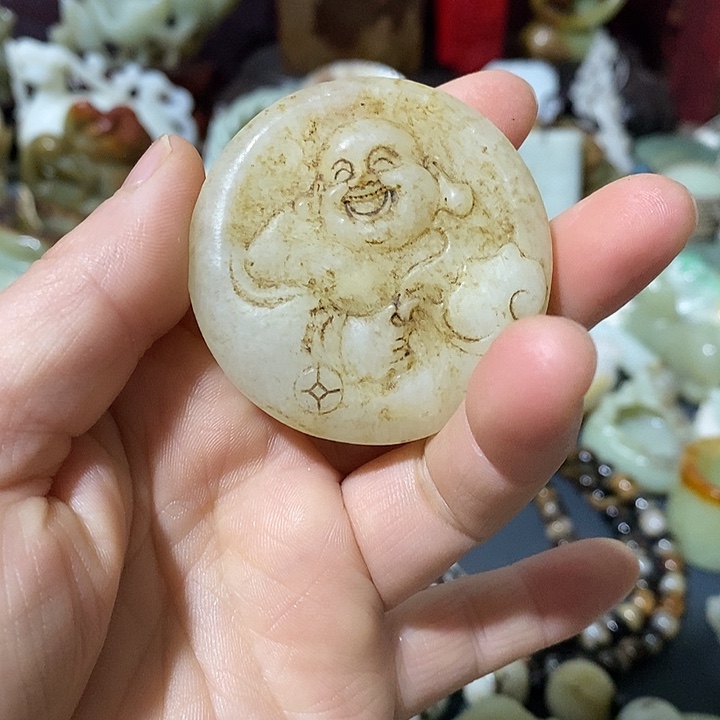 和田玉（糖玉）未镶嵌颈饰
