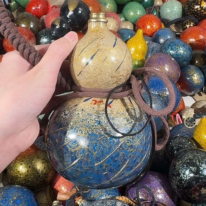 善***羽大漆酒葫芦装水装酒