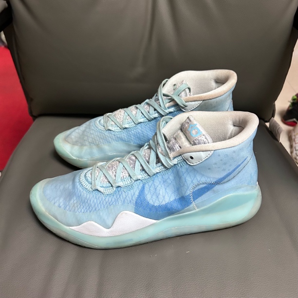 95新 maje 44码 kd12 蓝色 无原盒配件