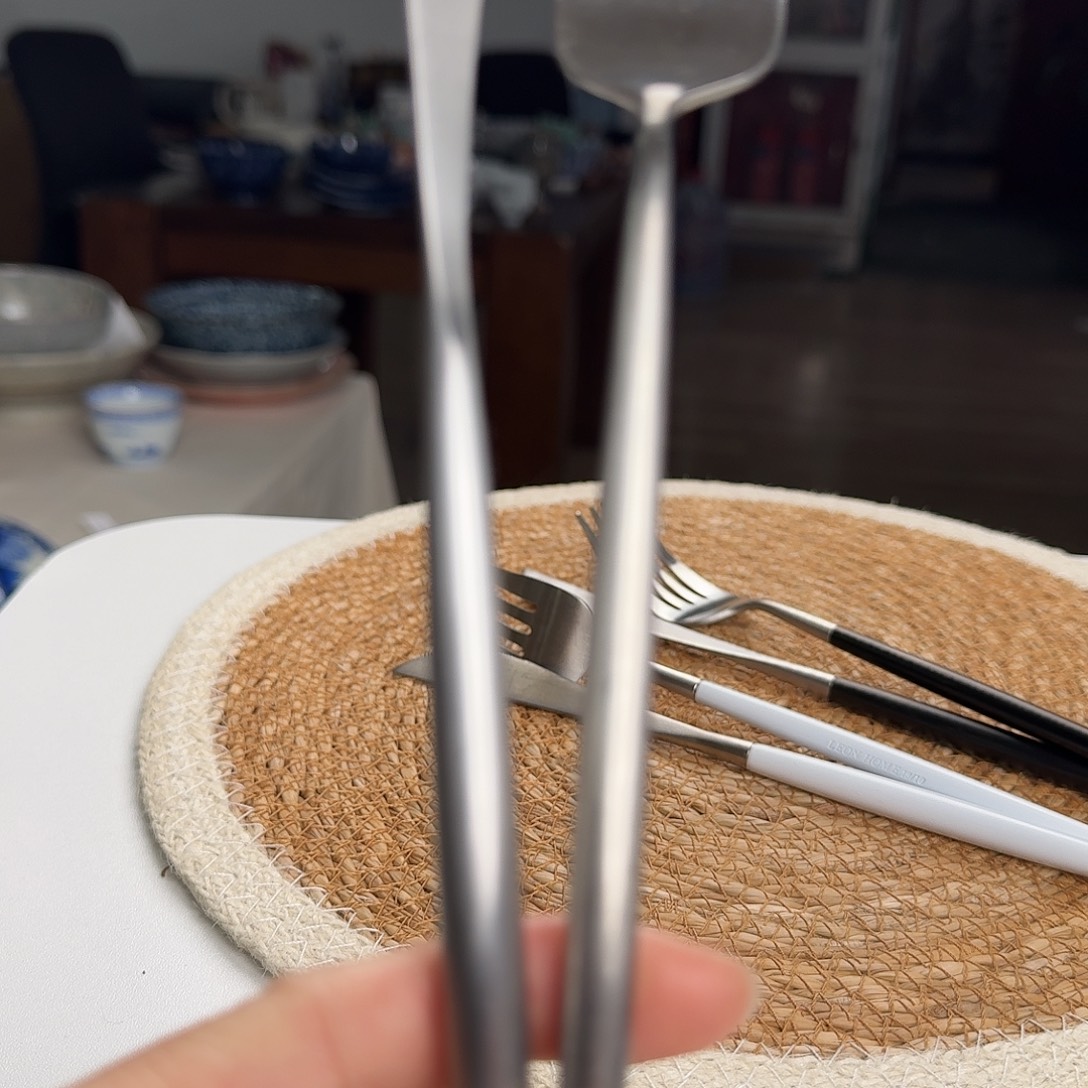 瓷不锈钢刀叉2件套