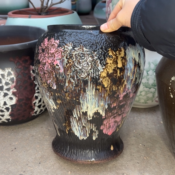 瑕疵花盆处理啦口20高27