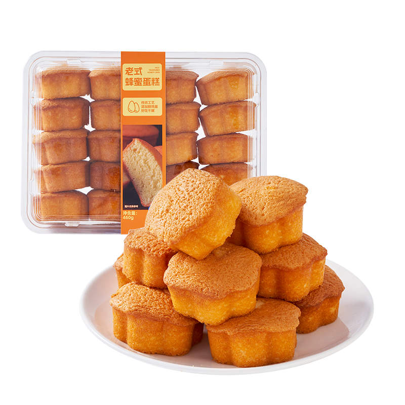 【物美精选】老式蜂蜜蛋糕 460g