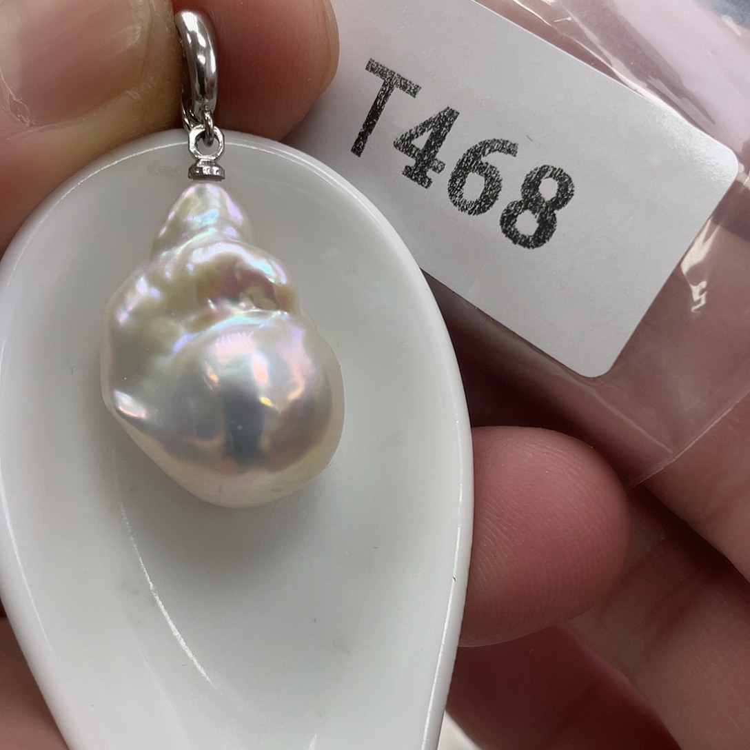 淡水珍珠颈饰银S925镶嵌