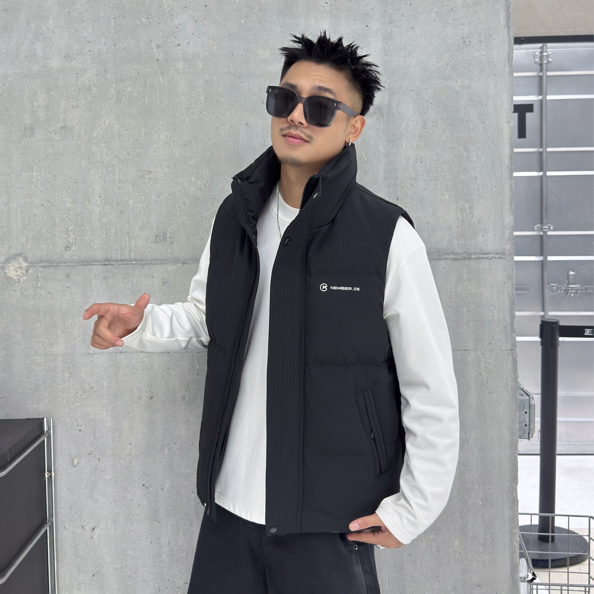 【国标羽绒】25年秋冬季新款时尚百搭潮流帅气拼色韩系男士羽绒马甲