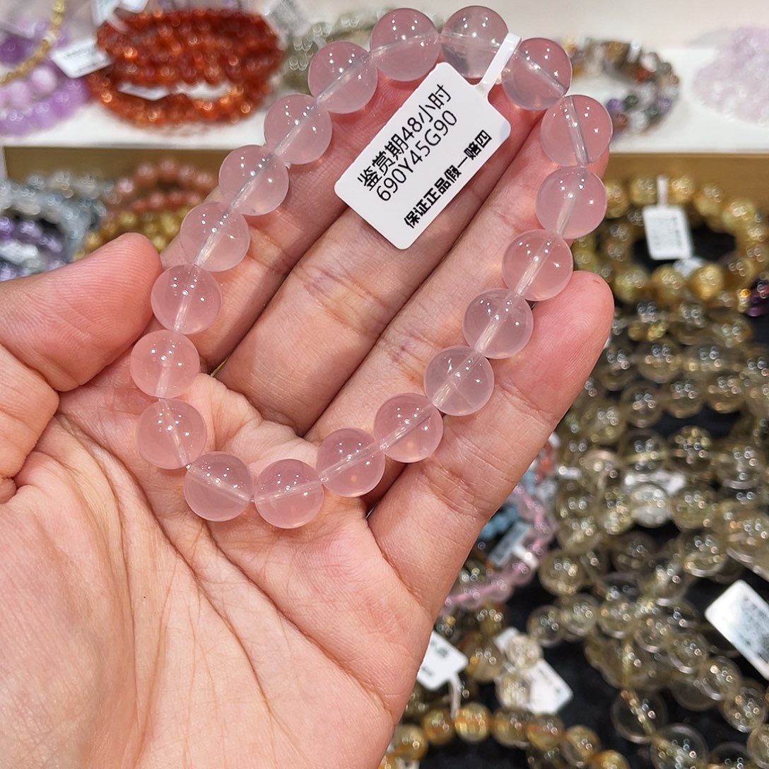 ****手链未镶嵌水晶莫粉10.7mm