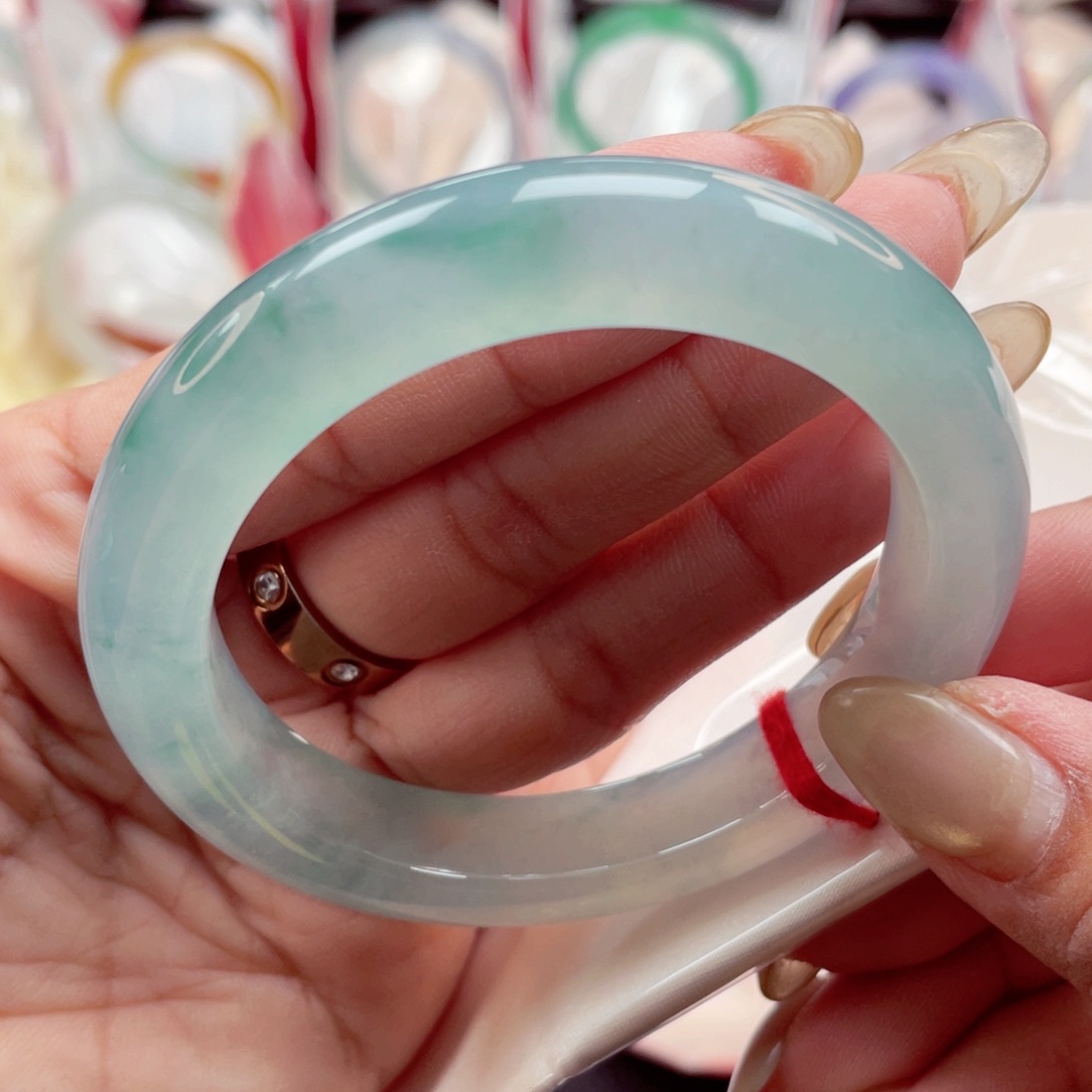 未镶嵌手镯翡翠5354  敏   28号