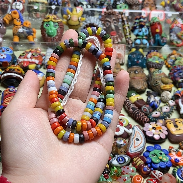 琉璃颈饰福利链子