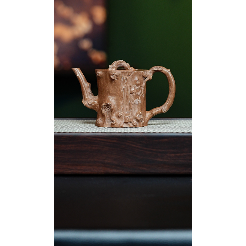 宜兴紫砂 松桩 徐伟伟 老宕口黄金段 h508