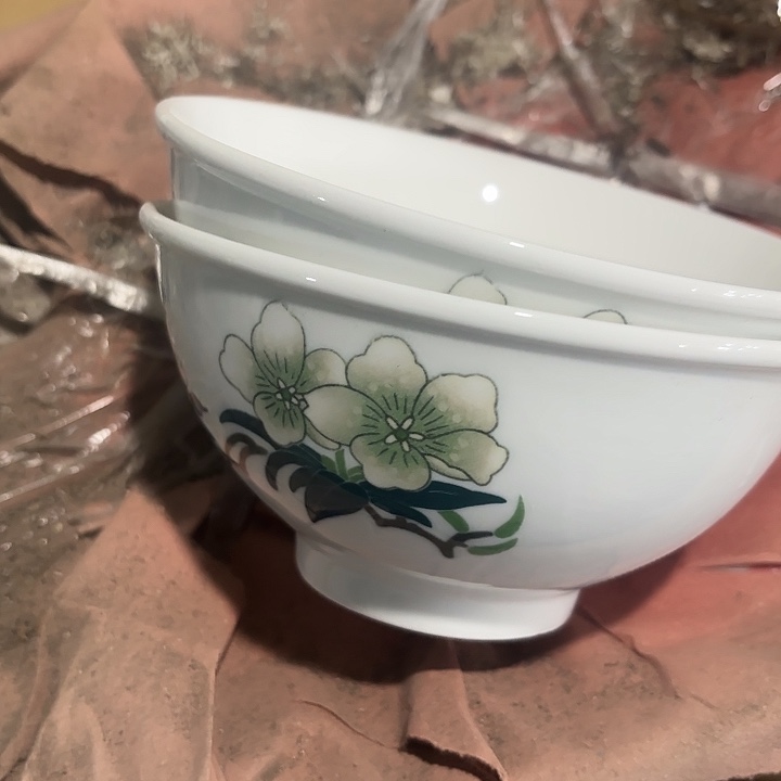 陶米饭碗米饭两个13.5公分