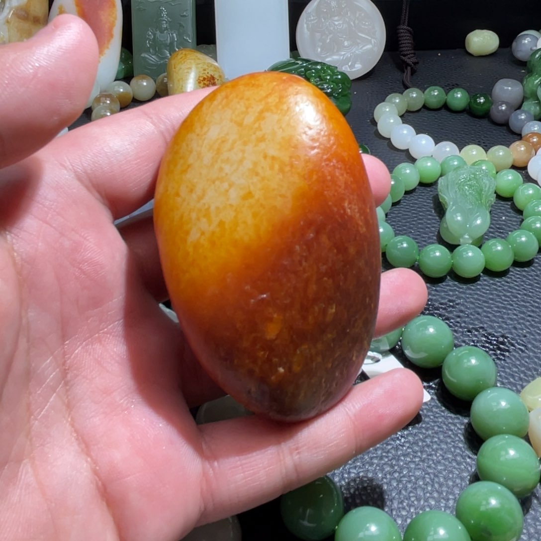 和田玉手串未镶嵌