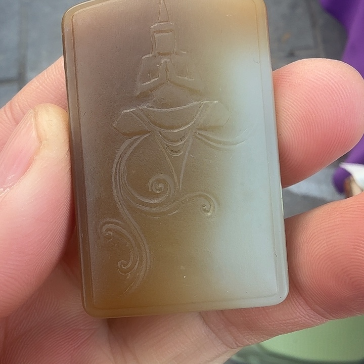 和田玉（糖玉）未镶嵌车挂