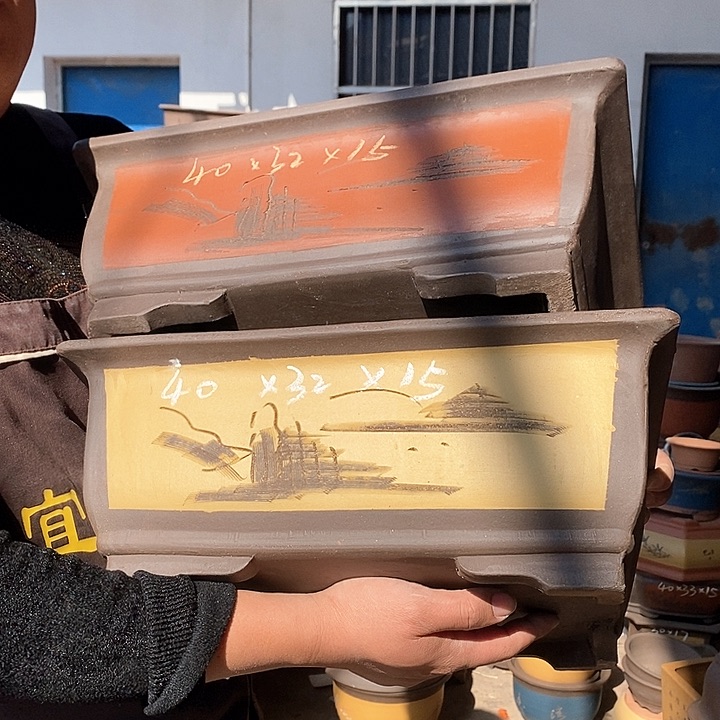 紫砂花盆紫砂陶艺