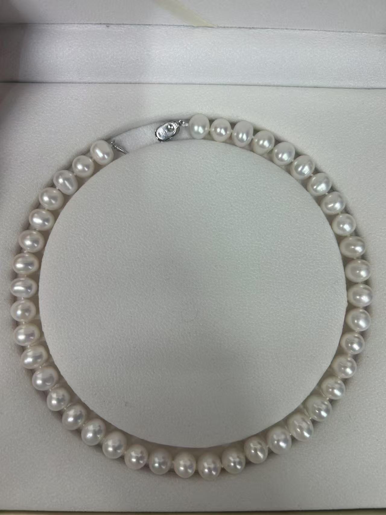 DX10淡水无核珍珠10-11时尚百搭强光仙女白色