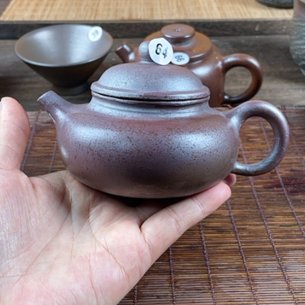 【闪购商品】柴烧茶壶180毫升左右微瑕