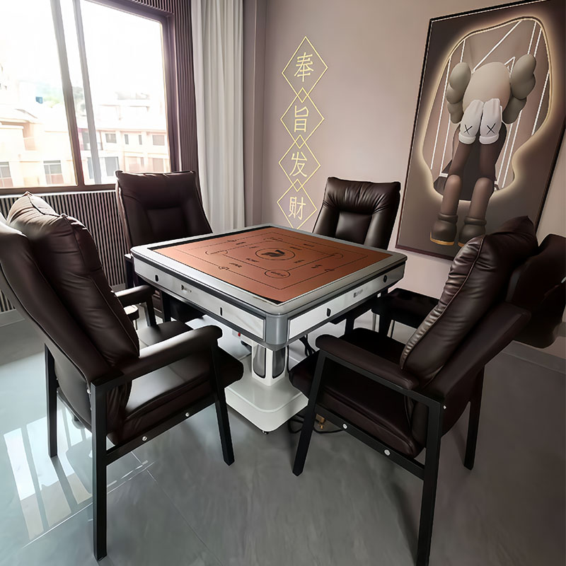 【4张】麻将椅棋牌室专用椅打麻将椅子高背四脚久坐舒适会议茶楼椅