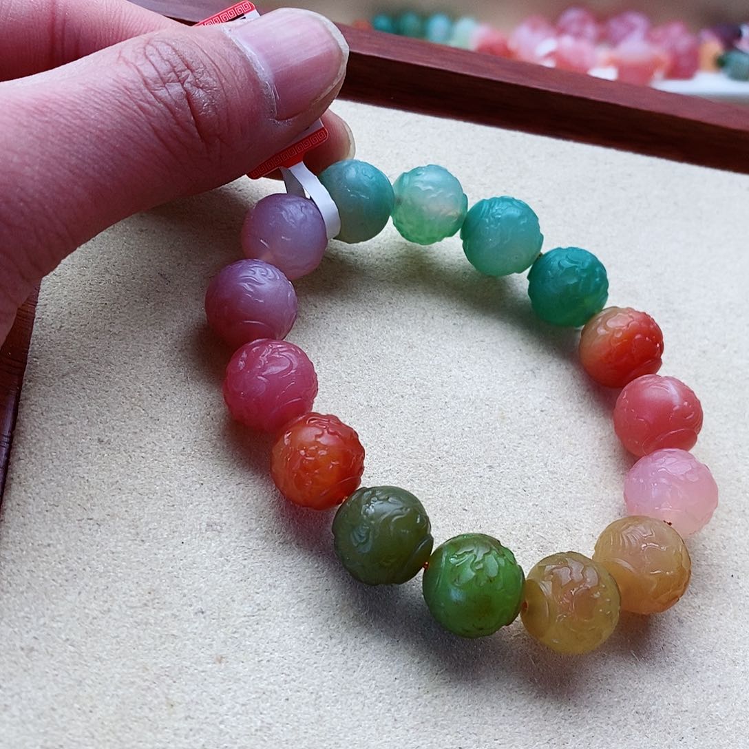 玛瑙手饰未镶嵌盐源009